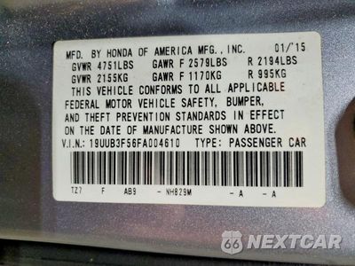 Zdjęcie 13 z 13 samochodu: 2015 ACURA TLX TECH VIN:19UUB3F56FA004610 - miniatura