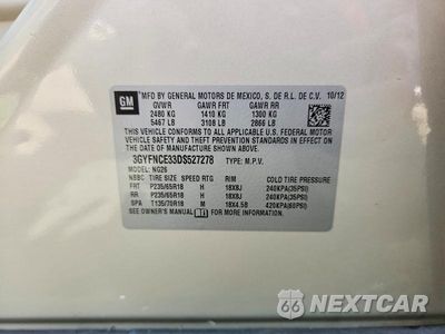 Zdjęcie 13 z 13 samochodu: 2013 CADILLAC SRX LUXURY COLLECTION VIN:3GYFNCE33DS527278 - miniatura