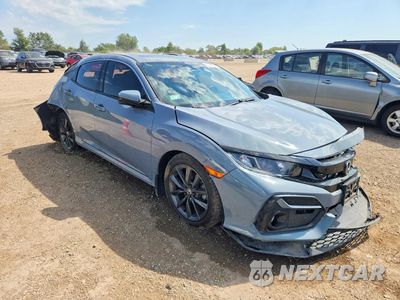 Czwarte zdjęcie samochodu z boku: 2021 HONDA CIVIC EX VIN:SHHFK7H64MU217515 - miniatura