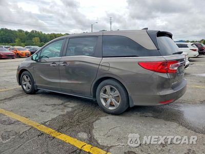 Drugie zdjęcie samochodu z przodu: 2018 HONDA ODYSSEY EXL VIN:5FNRL6H77JB057768 - miniatura