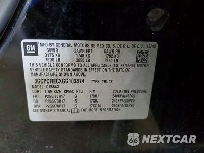 Zdjęcie 12 z 12 samochodu: 2016 CHEVROLET SILVERADO C1500 LT VIN:3GCPCRECXGG103574 - miniatura