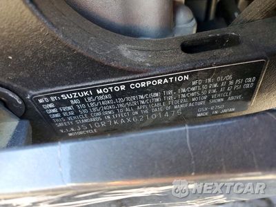 Zdjęcie 9 z 9 samochodu: 2006 SUZUKI GSX VIN:JS1GR7KAX62101475 - miniatura