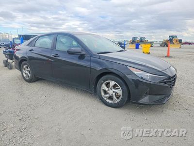 Czwarte zdjęcie samochodu z boku: 2021 HYUNDAI ELANTRA SE VIN:5NPLL4AG0MH047089 - miniatura
