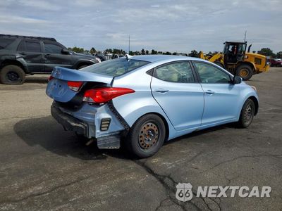 Trzecie zdjęcie samochodu z tyłu: 2013 HYUNDAI ELANTRA GLS VIN:KMHDH4AE3DU536818 - miniatura