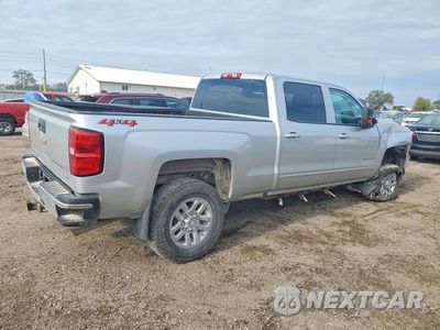 Trzecie zdjęcie samochodu z tyłu: 2018 CHEVROLET SILVERADO K2500 HEAVY DUTY LT VIN:1GC1KVEG5JF206303 - miniatura