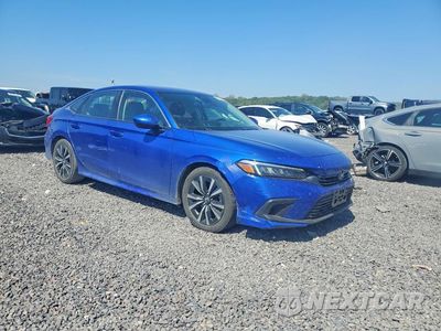 Czwarte zdjęcie samochodu z boku: 2022 HONDA CIVIC EX VIN:2HGFE1F70NH304729 - miniatura