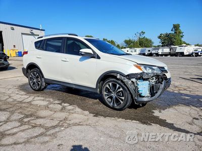 Czwarte zdjęcie samochodu z boku: 2015 TOYOTA RAV4 LIMITED VIN:JTMDFREVXFD134394 - miniatura