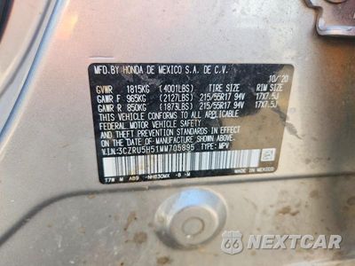 Zdjęcie 12 z 12 samochodu: 2021 HONDA HR-V EX VIN:3CZRU5H51MM705895 - miniatura