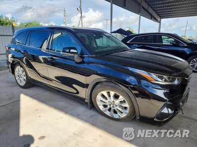 Czwarte zdjęcie samochodu z boku: 2025 TOYOTA HIGHLANDER VIN:5TDKDRBH3SS577240 - miniatura