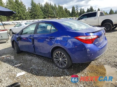 Drugie zdjęcie samochodu z przodu: 2014 TOYOTA COROLLA S PLUS VIN:5YFBURHEXEP105871 - miniatura