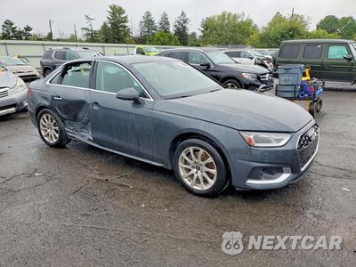 Czwarte zdjęcie samochodu z boku: 2021 AUDI A4 PREMIUM 40 VIN:WAUABAF40MN007700 - miniatura