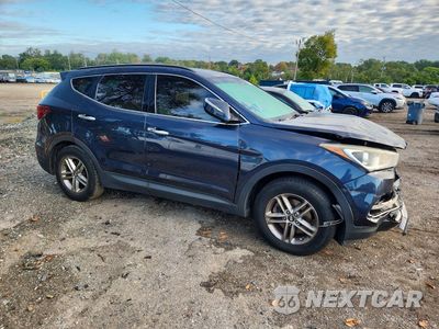Czwarte zdjęcie samochodu z boku: 2018 HYUNDAI SANTA FE VIN:5XYZU3LB0JG523041 - miniatura