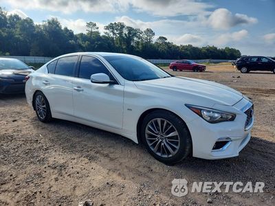 Czwarte zdjęcie samochodu z boku: 2019 INFINITI Q50 3.0T LUXE VIN:JN1EV7AP4KM540803 - miniatura