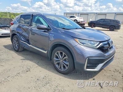 Czwarte zdjęcie samochodu z boku: 2021 HONDA CR-V TOURING VIN:7FART6H98ME009478 - miniatura