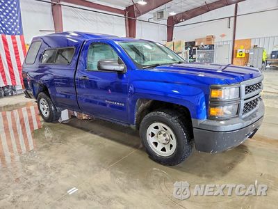 Czwarte zdjęcie samochodu z boku: 2014 CHEVROLET SILVERADO C1500 VIN:1GCNCPEH6EZ229712 - miniatura