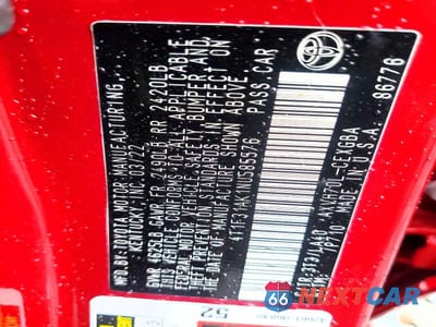 Zdjęcie 13 z 13 samochodu: 2022 TOYOTA CAMRY XLE VIN:4T1F31AK1NU585576 - miniatura
