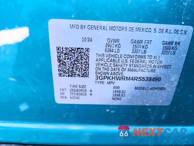 Zdjęcie 14 z 14 samochodu: 2024 HONDA PROLOGUE TOUR VIN:3GPKHWRM4RS538490 - miniatura