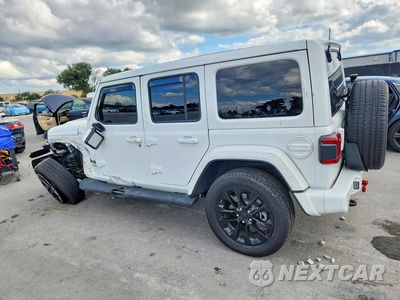 Drugie zdjęcie samochodu z przodu: 2021 JEEP WRANGLER UNLIMITED SAHARA VIN:1C4HJXEN9MW529236 - miniatura