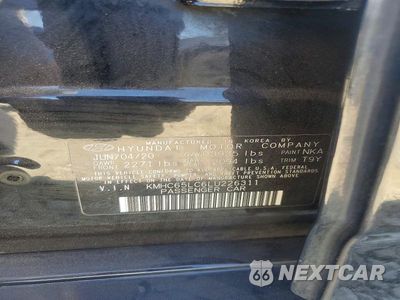 Zdjęcie 12 z 12 samochodu: 2020 HYUNDAI IONIQ BLUE VIN:KMHC65LC6LU226311 - miniatura