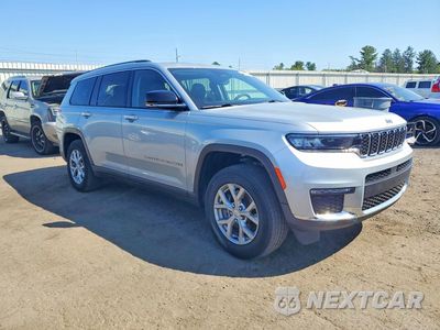 Czwarte zdjęcie samochodu z boku: 2023 JEEP GRAND CHEROKEE L LIMITED VIN:1C4RJKBG8P8102703 - miniatura