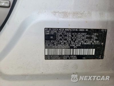 Zdjęcie 12 z 12 samochodu: 2012 TOYOTA RAV4 LIMITED VIN:2T3DF4DV1CW190906 - miniatura