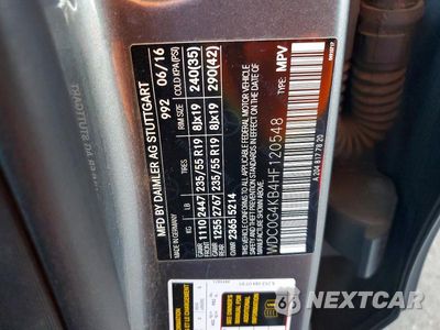 Zdjęcie 12 z 12 samochodu: 2017 MERCEDES-BENZ GLC 300 4MATIC VIN:WDC0G4KB4HF120548 - miniatura