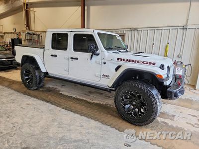 Czwarte zdjęcie samochodu z boku: 2020 JEEP GLADIATOR RUBICON VIN:1C6JJTBG5LL113868 - miniatura