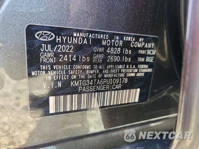 Zdjęcie 12 z 12 samochodu: 2023 GENESIS G70 2.0T VIN:KMTG34TA6PU109178 - miniatura