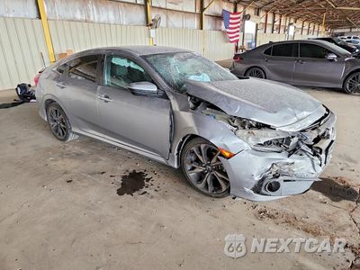 Czwarte zdjęcie samochodu z boku: 2020 HONDA CIVIC SPORT VIN:2HGFC2F8XLH519567 - miniatura