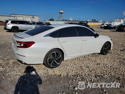 Trzecie zdjęcie samochodu z tyłu: 2021 HONDA ACCORD SPORT VIN:1HGCV1F37MA120269 - miniatura