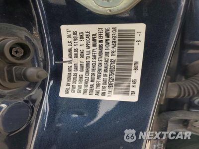 Zdjęcie 12 z 12 samochodu: 2017 HONDA CIVIC EX VIN:19XFC2F75HE027182 - miniatura