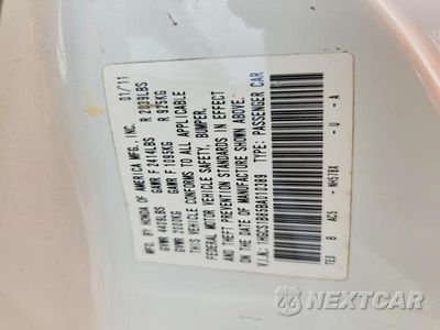 Zdjęcie 13 z 13 samochodu: 2011 HONDA ACCORD EXL VIN:1HGCS1B85BA010389 - miniatura