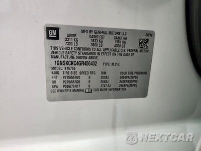 Zdjęcie 13 z 13 samochodu: 2016 CHEVROLET TAHOE K1500 LTZ VIN:1GNSKCKC4GR456432 - miniatura