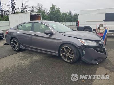 Czwarte zdjęcie samochodu z boku: 2017 HONDA ACCORD TOURING HYBRID VIN:JHMCR6F72HC001623 - miniatura