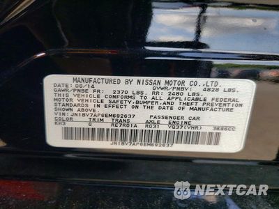 Zdjęcie 12 z 12 samochodu: 2014 INFINITI Q50 SPORT VIN:JN1BV7AP6EM692637 - miniatura