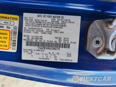 Zdjęcie 12 z 12 samochodu: 2017 FORD MUSTANG VIN:1FA6P8TH9H5290779 - miniatura