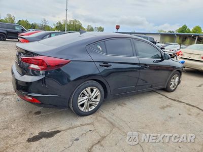 Trzecie zdjęcie samochodu z tyłu: 2019 HYUNDAI ELANTRA SEL VIN:5NPD84LF4KH445140 - miniatura