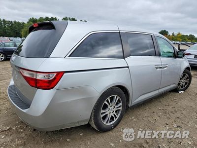 Trzecie zdjęcie samochodu z tyłu: 2013 HONDA ODYSSEY EXL VIN:5FNRL5H65DB083985 - miniatura