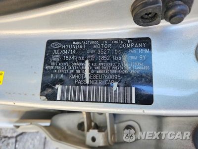 Zdjęcie 12 z 12 samochodu: 2014 HYUNDAI ACCENT GLS VIN:KMHCT4AE8EU760095 - miniatura
