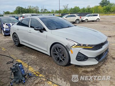Czwarte zdjęcie samochodu z boku: 2022 KIA K5 GT LINE VIN:5XXG64J24NG122385 - miniatura