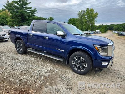 Czwarte zdjęcie samochodu z boku: 2023 NISSAN TITAN PLATINUM RESERVE VIN:1N6AA1ED6PN101735 - miniatura
