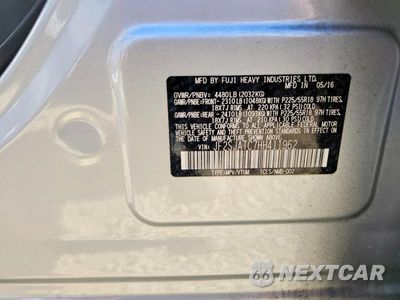 Zdjęcie 13 z 13 samochodu: 2017 SUBARU FORESTER 2.5I TOURING VIN:JF2SJATC7HH411962 - miniatura