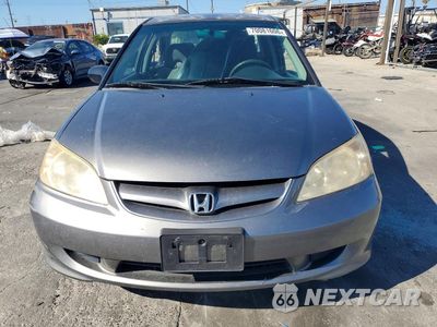 Piąte zdjęcie samochodu w środku: 2005 HONDA CIVIC LX VIN:2HGES16535H593754 - miniatura