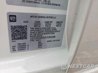 Zdjęcie 12 z 12 samochodu: 2026 CHEVROLET SILVERADO C1500 RST VIN:1GCPADED3TZ391188 - miniatura