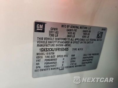Zdjęcie 13 z 13 samochodu: 2015 GMC YUKON DENALI VIN:1GKS2CKJ1FR163405 - miniatura