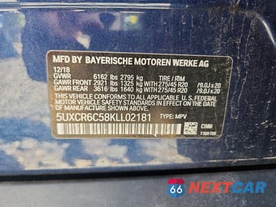 Zdjęcie 14 z 14 samochodu: 2019 BMW X5 XDRIVE40I VIN:5UXCR6C58KLL02181 - miniatura