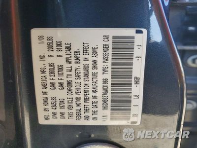 Zdjęcie 13 z 13 samochodu: 2006 HONDA ACCORD LX VIN:1HGCM66376A031966 - miniatura