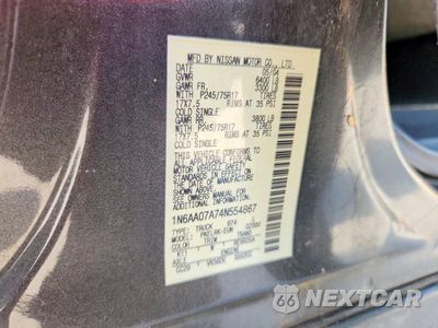 Zdjęcie 13 z 13 samochodu: 2004 NISSAN TITAN XE VIN:1N6AA07A74N554867 - miniatura