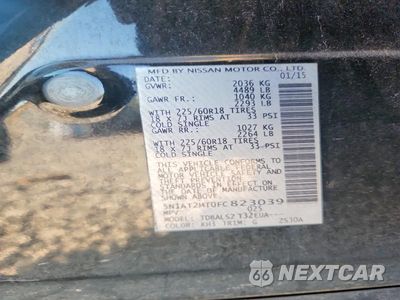Zdjęcie 13 z 13 samochodu: 2015 NISSAN ROGUE SL VIN:5N1AT2MT0FC823039 - miniatura