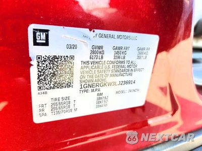 Zdjęcie 14 z 14 samochodu: 2020 CHEVROLET TRAVERSE LT VIN:1GNERGKW3LJ236914 - miniatura